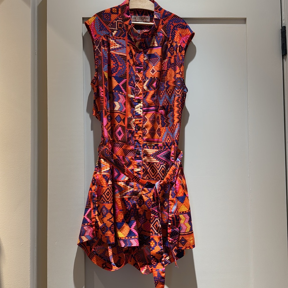 Mara Hoffman Age Of The Inca shorts Romper XS